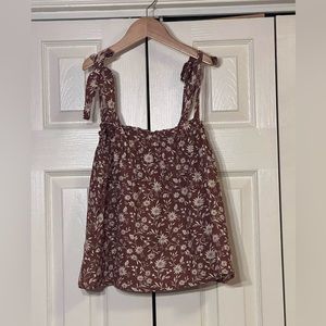 Rylee + Cru tie strap tank top in XS